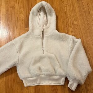 ALO Ivory Sherpa Hoodie